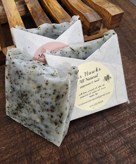 Peppermint & Basil Body Bar